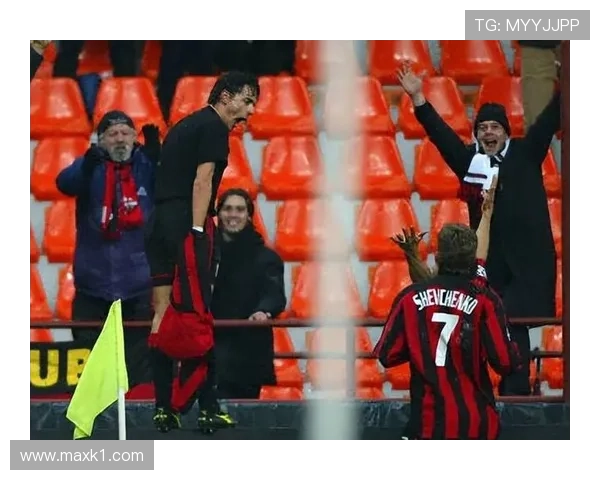 在AC米兰体系下因扎吉与托雷斯射门位置出现分散趋势